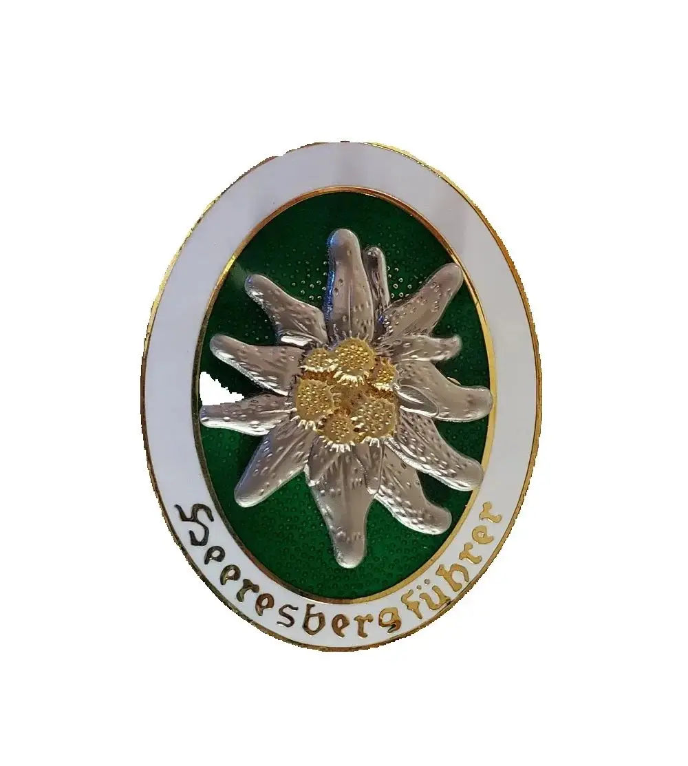 TOP quality WW2 German Medal Army ELITE Edelweiss Mountain Troops BADGE Brooch Memorial Pin Medal Emblem Gifts