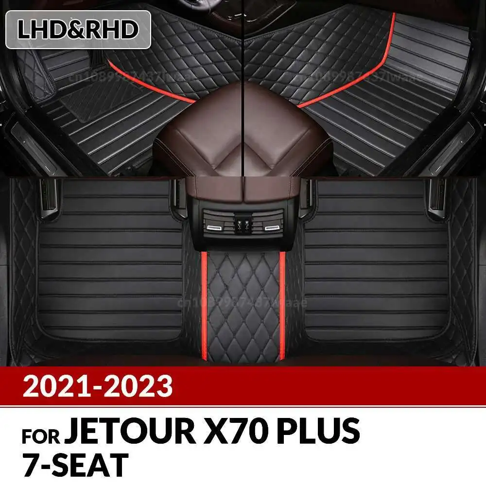 

Car Floor Mats For Jetour X70 Plus 7 Seats 2021 2022 2023 2024 Custom Auto Foot Pads Carpet Cover Interior Accessories