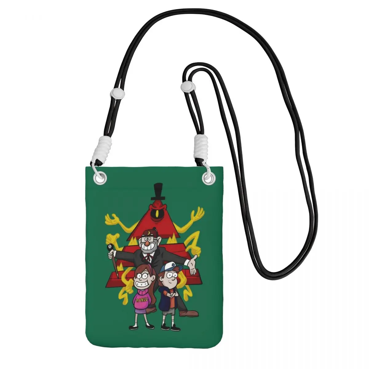 

Сумка для мобильного телефона Gravity Falls на заказ для женщин и мужчин, сумка через плечо в стиле фэнтези, сумка для ключей, мини-кошелек на плечо, кошелек