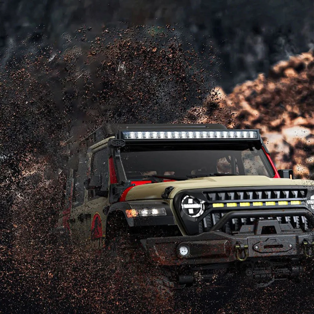 1:7 MK07 RC Jurassic coche de escalada todoterreno sin escobillas con alta y baja velocidad ​ ​ Modelo de simulación de bloqueo diferencial delantero y trasero