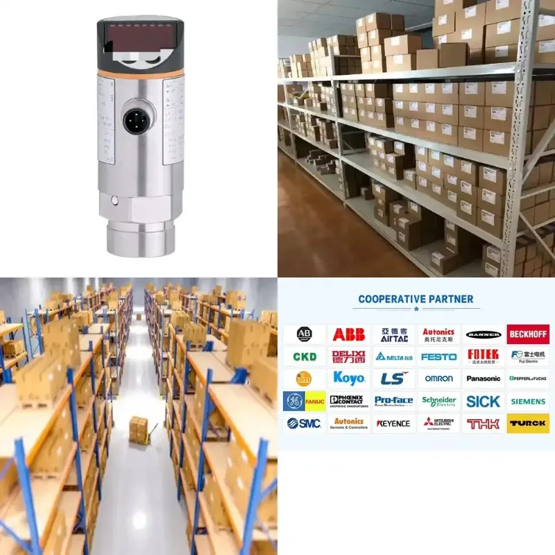 

New IFM PN3004 Industrial Pressure Sensor PN-010-RBR14-MFPKG/US/V for Process Control