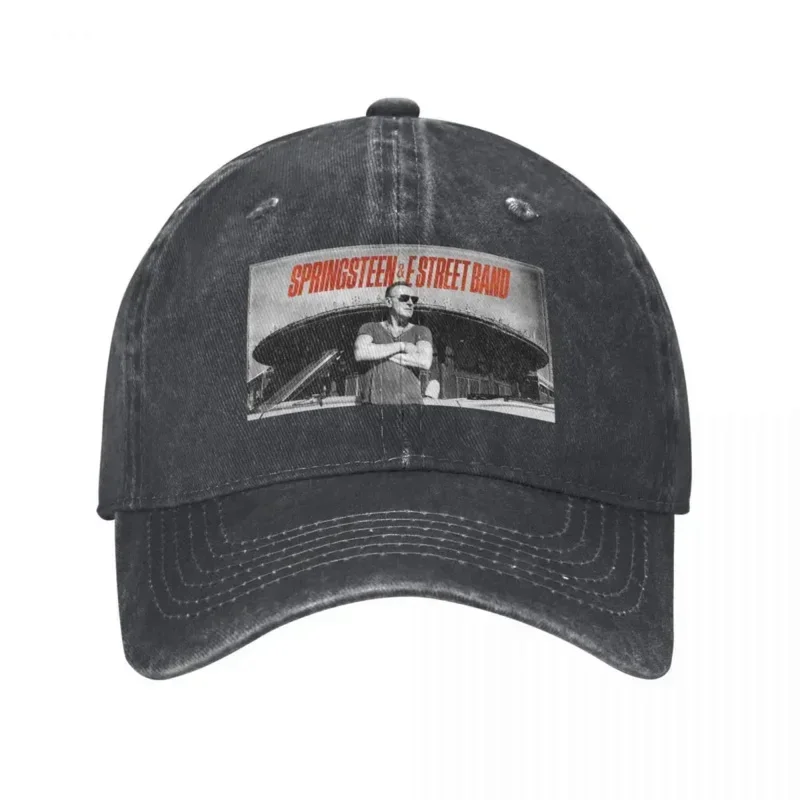 Bruce The E Street Band Springsteen Thunder Road Baseball Cap Distressed Denim Snapback Unisex Outdoor Summer Caps Hat