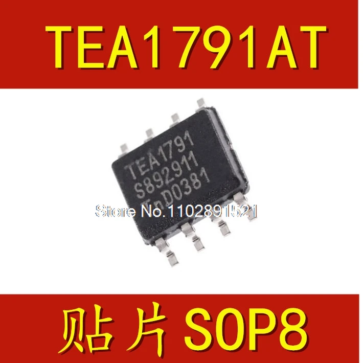 (5 PÇS/LOTE) TEA1791AT SOP8EA1791A TEA1791A TEA1791