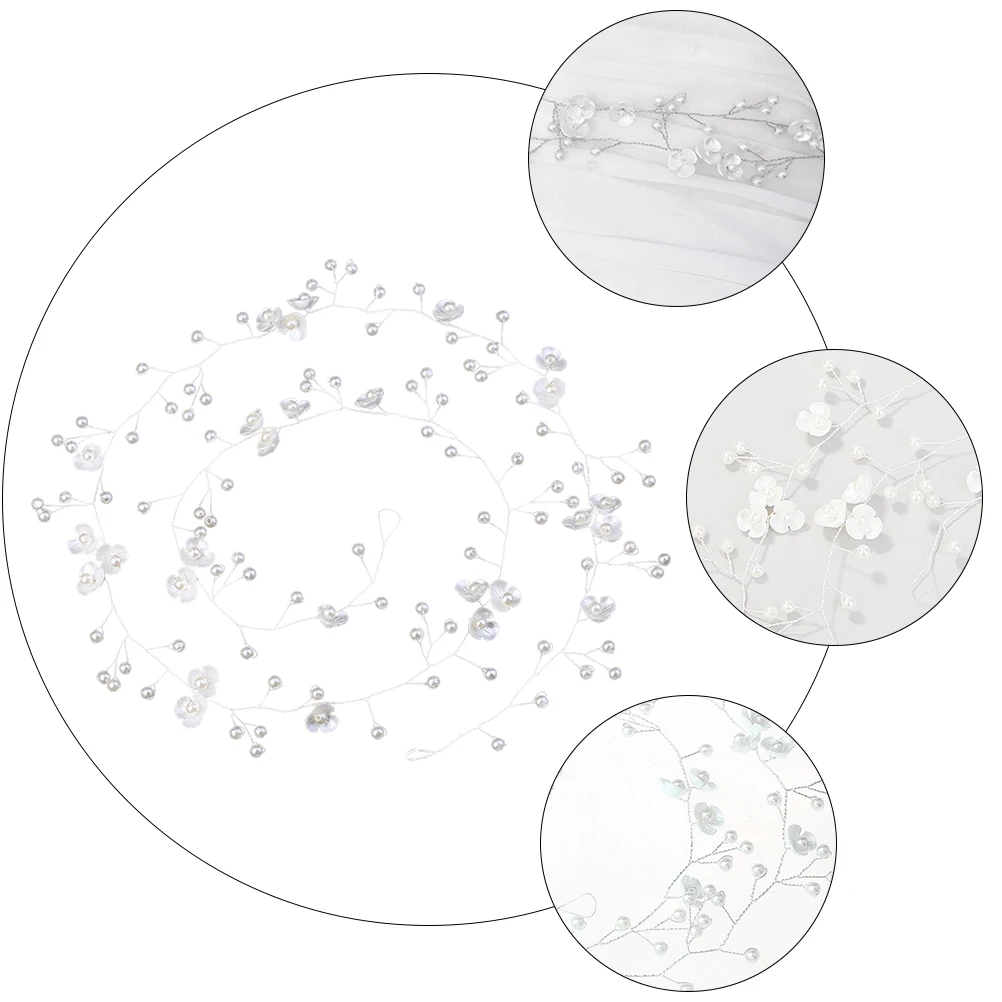 

Flower Zinc Wedding Belt Alloy Decorated Bridal Sash Wedding Accessories Elegant Pearl Flower Belt Pearl Bridesmaid