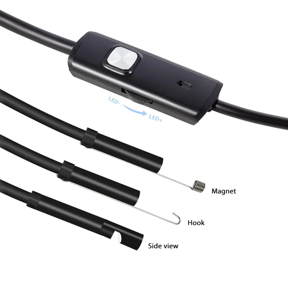 منظار اندرويد مضاد للماء كاميرا صغيرة ، منفذ USB صغير ، نوع C Borescope ، LED ، سيارة ، هواوي ، شاوميو سي ، كمبيوتر ، وفحص ، 3 في 1 #6