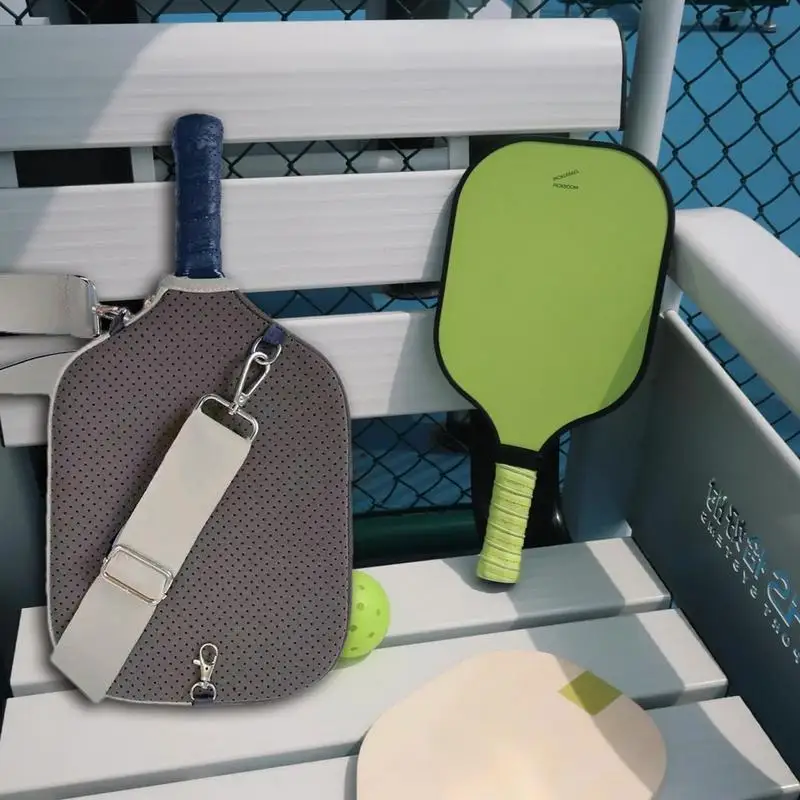 Tas bahu raket Pickleball untuk pria wanita tas olahraga picleball tas Paddle tahan air tas Tote tas bahu raket kokoh