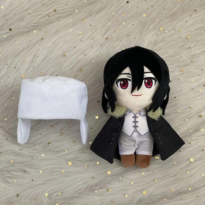 20cm Anime Game Bungou Stray Dogs Toy Fyodor Dostoyevsky Kunikida Cosplay peluche bambola carino morbido cuscino farcito regalo per bambini