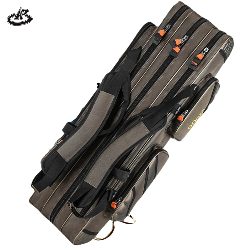 Fishing Rod Bag 2/3/4 Layers 80CM-130CM Fishing Tackle Bags 1680D Oxford Reel Gear Storage Case