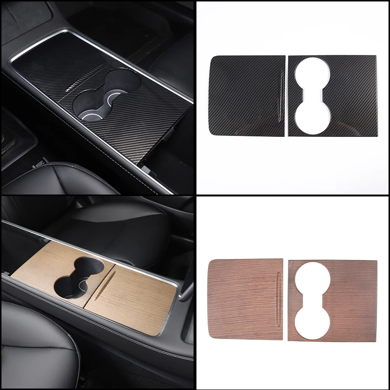 

For Tesla Model 3 Y 2021-2023 Car Central Control Panel Cover Trim Protection Retrofit Film Interior Decoration Console Sticker