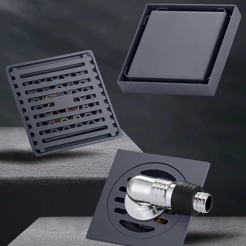 pistolet-gris-drain-de-sol-en-acier-inoxydable-toilettes-salle-de-bains-bande-d'egout-douche-machine-a-laver-deodorant-artefact-de-noyau