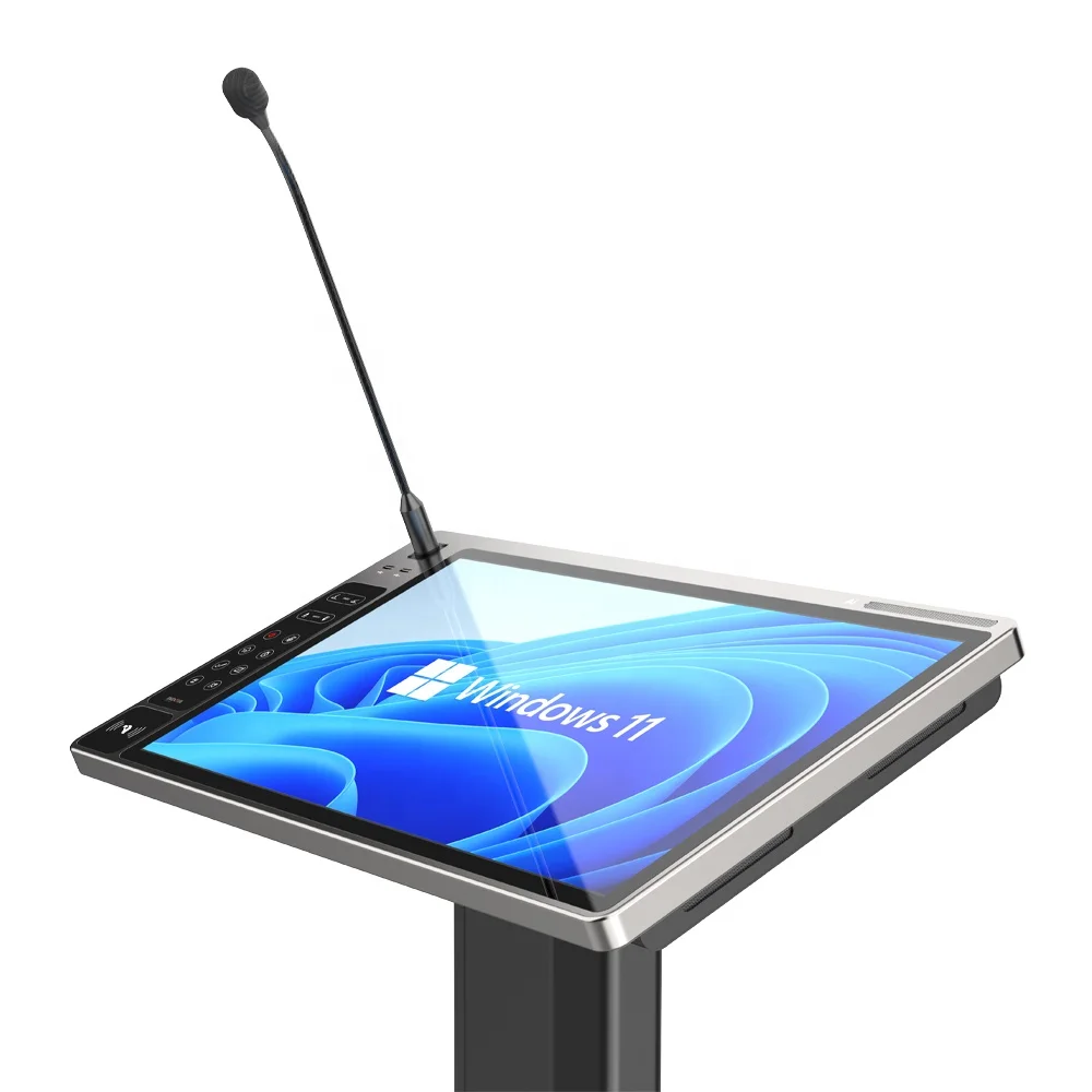 New Design Modern Classroom Speaker Stand Smart Podium Digital Podium