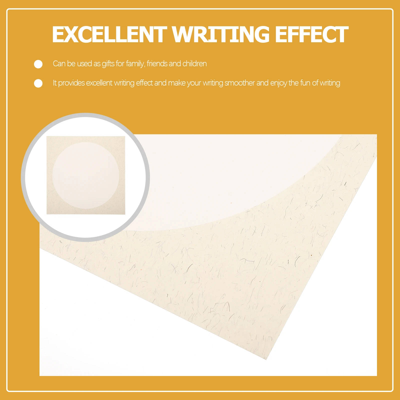 

2 Bags Round Rice Paper Blank Xuan Dumpling Chinese Calligraphy Practice for Writing Miss