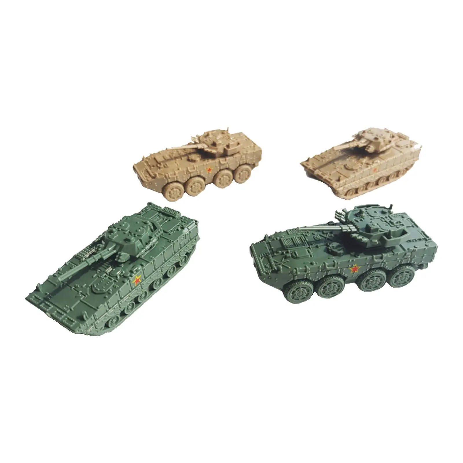 4x escala 1/144 modelo de tanque moderno modelo de vehículo juguete para niñas adultos niños