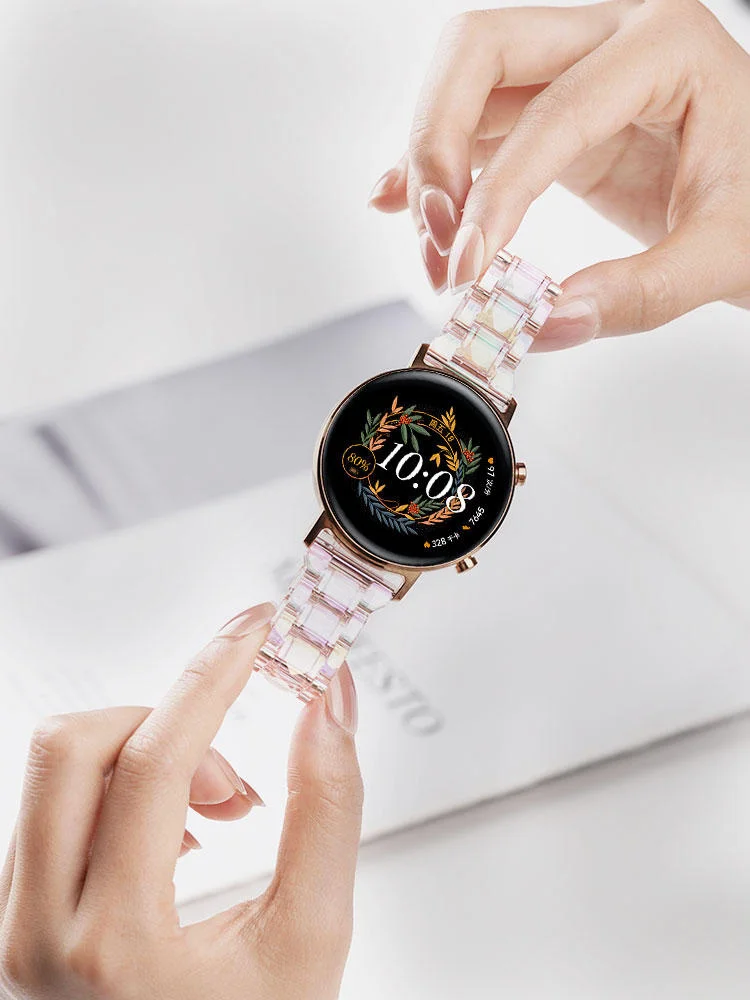 20-mm-Regenbogenarmband für Samsung Galaxy Watch 7/6/5/4/Active 2 (40 mm, 44 mm), Damenarmband für Amazfit GTS 2-2e-2mini-3. – Detail 38