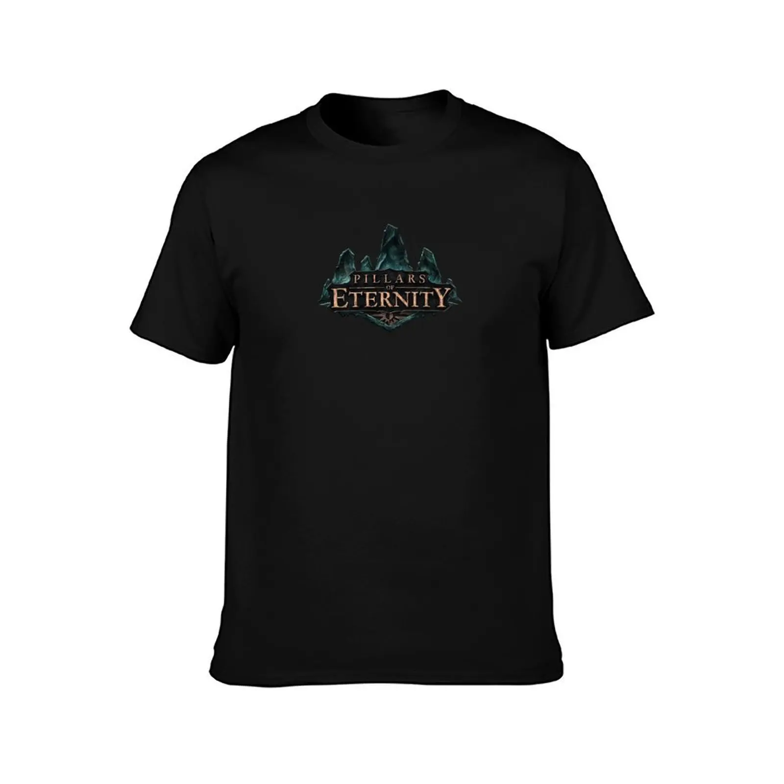Pillars of Eternity logo T-Shirt, Summer Casual Cotton Tee, Oversized Streetwear Tops, Vintage Graphic Print, Unisex Men Women