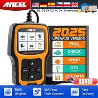 ANCEL AD410 OBD2 Scanner Vehicle Code Reader for Check Engine Light OBDII Diagnostic Tool for Fault Diagnosis Mechanic Scan Tool