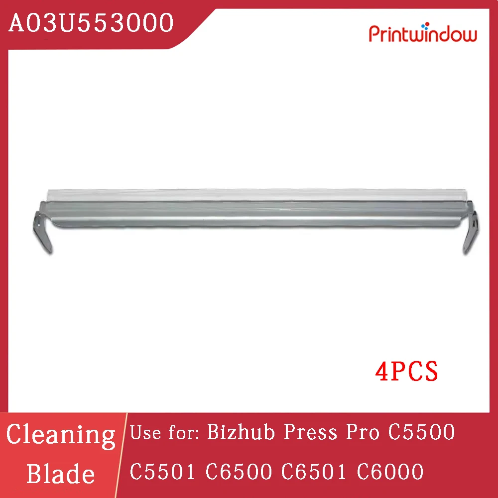 

4 шт. A03U553000 лезвие для чистки ремня переноса для Konica Minolta Bizhub Press Pro C5500 C5501 C6500 C6501 C6000 C7000 C7000P
