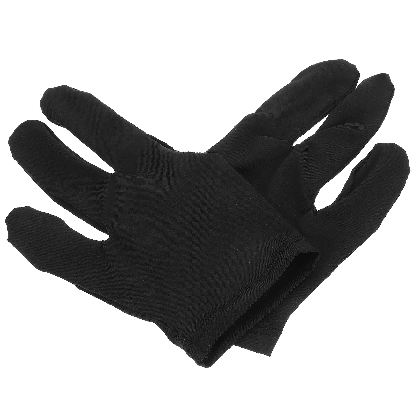 

2Pcs 3Finger Billiards Glove Flexible Material Snooker Glove ElasticWrist Fit PoolCue Gloves MenWomen Hand Play