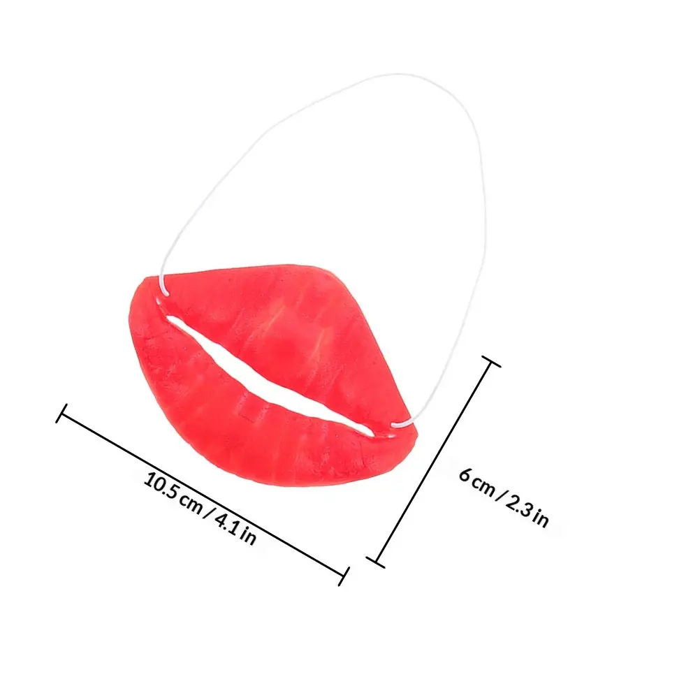 Big Lips Funny For Event Planner Exaggerated Sausage Mouth Prank Gadget April Fools Pranks Halloween Decor Masquerade