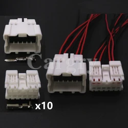 1 Set 10P 6098-6952 6098-6978 1674113-1 1674116-1 AC Assembly Automobile Wiring Cable Plugs Sockets Electrical Auto Connector
