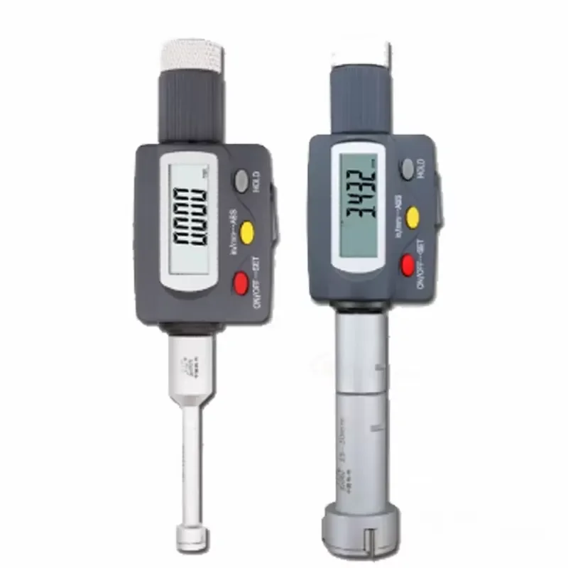 Inside Micrometer 0.001mm Electrial Digital Three-point Inner Diameter Micrometers LCD Display Data Output Measuring Tool