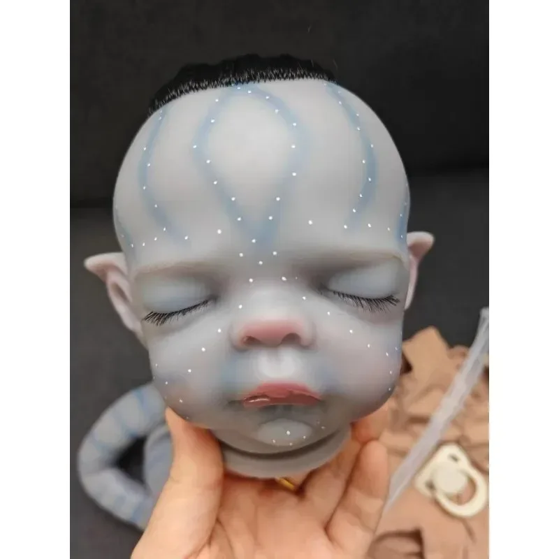 16inch Sleeping Baby Pumpkin Pixie Avatar Unfinished Already Painted DIY Baby Doll Accessories