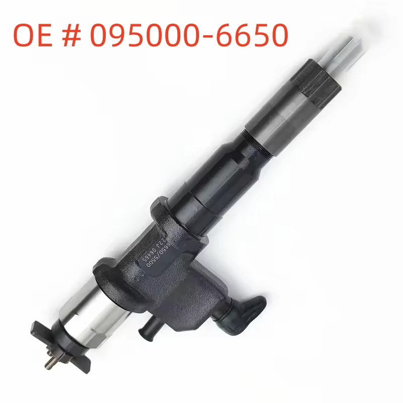 High quality New  095000-6650 0950006650 Fuel Injector for ISUZU 6WF1-TC 6WG1 8-98030550-4