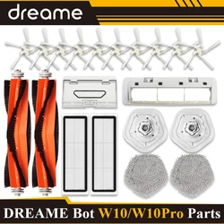 For Dreame Bot W10/W10pro Robot Vacuum Mop Washable Main Brush HEPA Filter Replacement Self-Cleaning mop cloth Parts