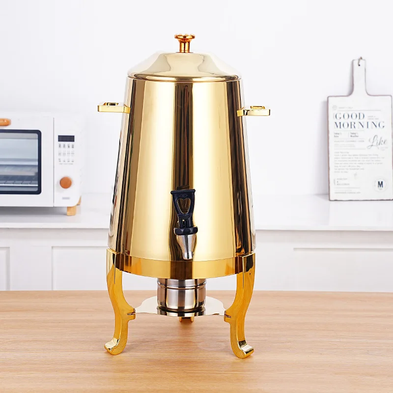 Hot pot juice container stainless steel plastic juice dispenser faucet ice container home hotel restaurant refrigerated