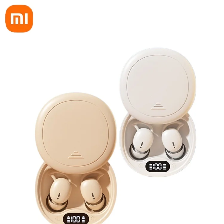 سماعات أذن Xiaomi TWS Sleep اللاسلكية Bluetooth5.4 داخل الأذن سماعات ستيريو مخفية مزودة بخاصية إلغاء الضوضاء مع ميكروفون