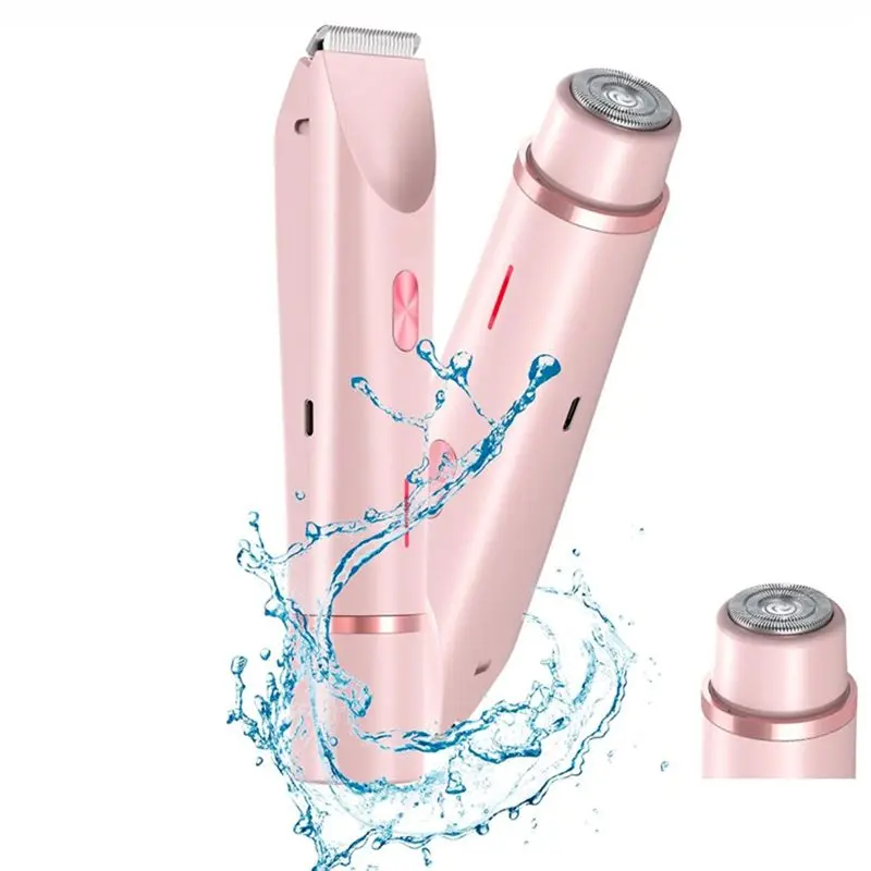 A74G-الشفرة الكهربائية الحلاقة غير مؤلم المرأة مزيل شعر اللحية الساق بيكيني الجسم الشعر المتقلب المرأة مزيل الشعر الوجه