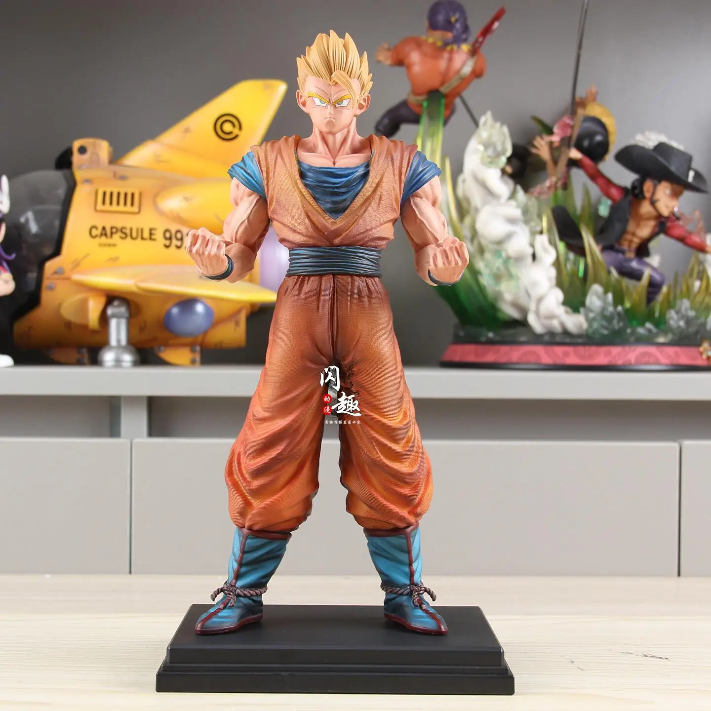 30CM Najmocniejszy Wojownik Dragon Ball Z Ultimate Gohan Figurka Anime Model Ct Wyzwolona Siła Stojący w Pozycji Potwierdzającej Siłę Kolekcjonerskie Ozdoby Zabawki Prezent