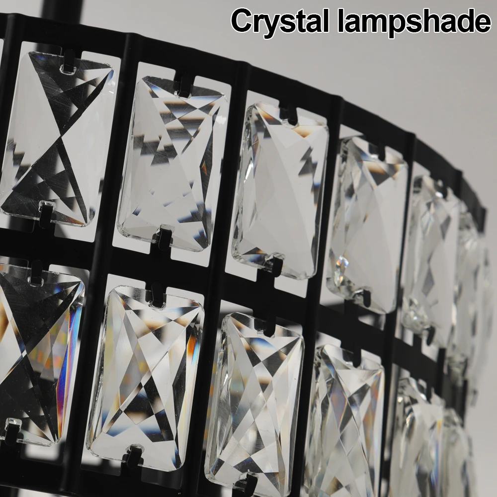 Crystal Ceiling Chandeiler Lamp Modern Indoor Lighting Pendant Light Fixtures Home Decora Led Hanging Light Living Bedroom Lamps