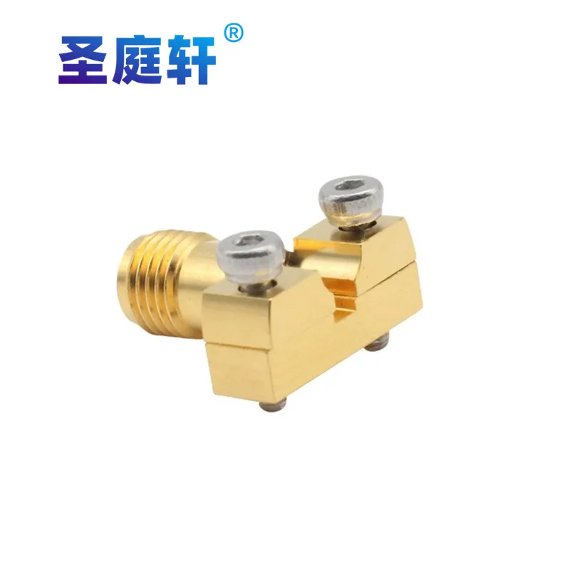 SMA clamp female head 26.5GHZ SMA female head offset test head high-frequency SMA 3.5 female head connected to PCB board