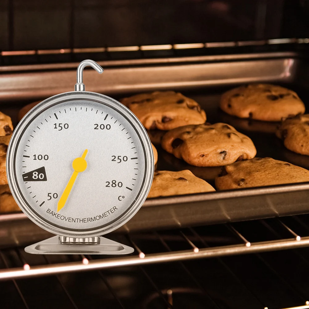 Termometro da forno con quadrante grande in acciaio inossidabile con gancio Strumenti di misurazione da cucina 50-280 ℃