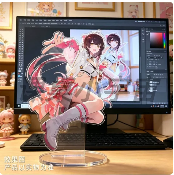 Japanese Anime Wuthering Waves Aemeath Dani Rover Acrylic Stand Figure Model Plate Cosplay Collection Desktop Decor Gifts XYZ