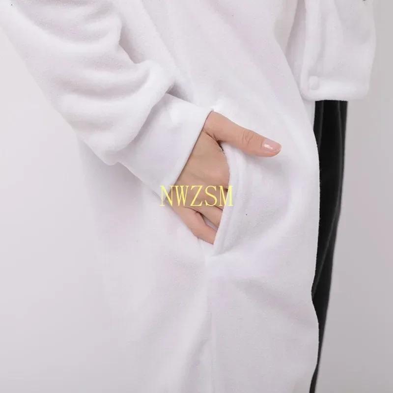 ชุดนอนคอสเพลย์อนิเมะ danganronpa Monokuma ชุดนอนหมีผู้ใหญ่ใช้ได้ทั้งชายและหญิงหมีมืดมน