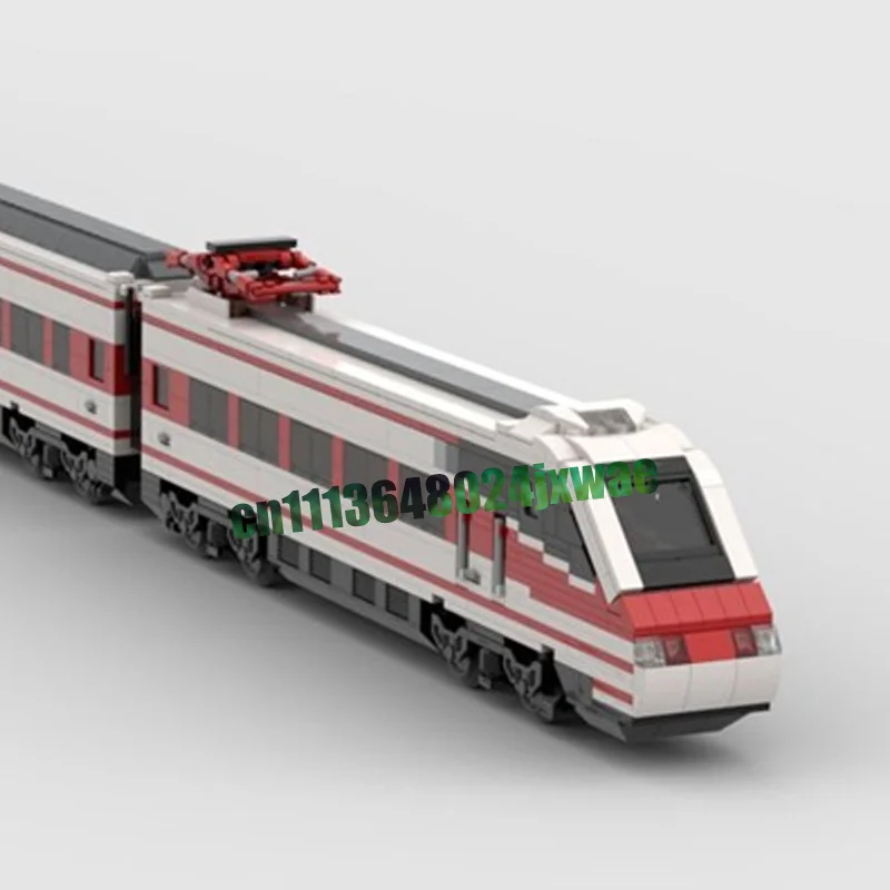 2984 Parts ETR 460 Italian Railway FS Train MOC Building Blocks Custom Assembly DIY Creative Model Puzzle Toy Collection Gifts 3