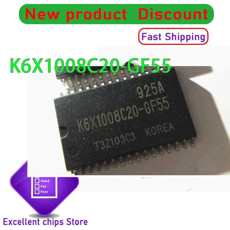 K6X1008C20-GF55 K6X1008C20 K6X1008C2D TSOP32 IC K6X1008C2D-GF55 10PCS