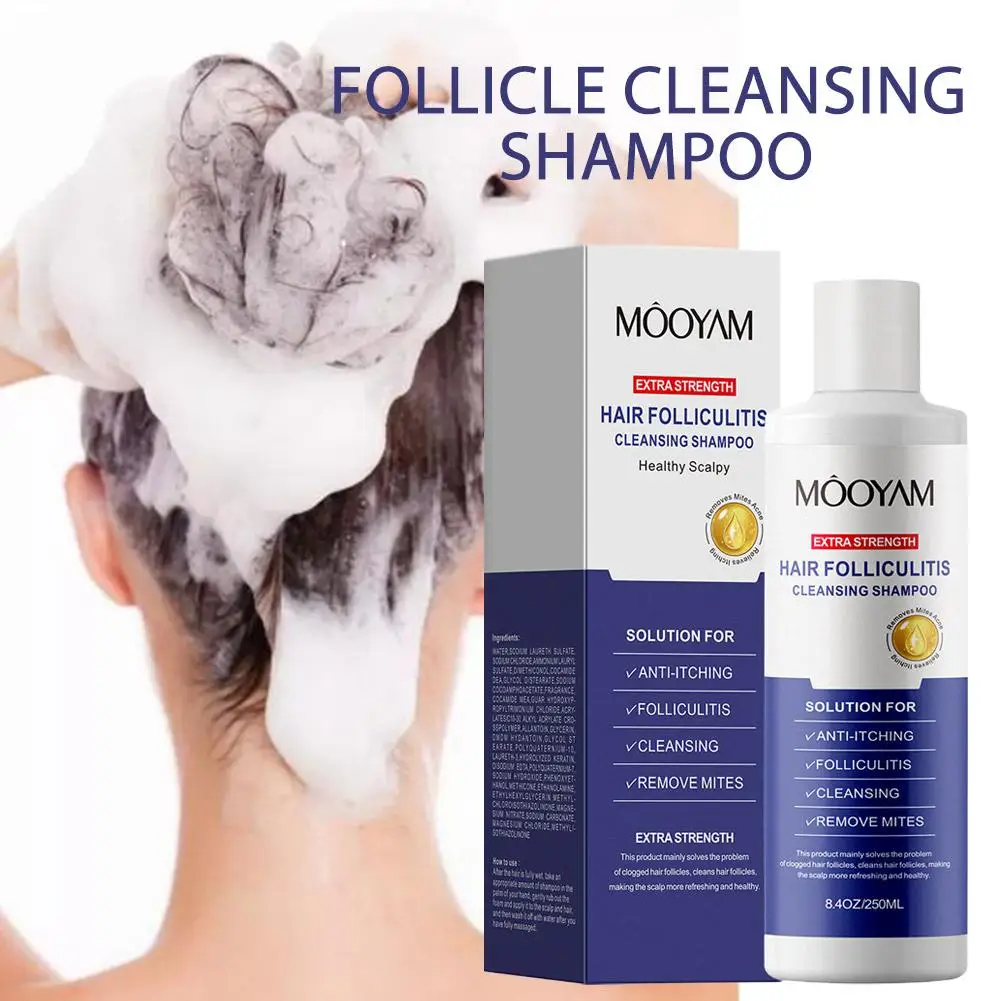 

1pcs 250ml Anti Dandruff Shampoo Deep Cleansing Scalp Oil Itching Fluffy Hair Reduce Shampoo Secretion Refreshing Relief E2I8