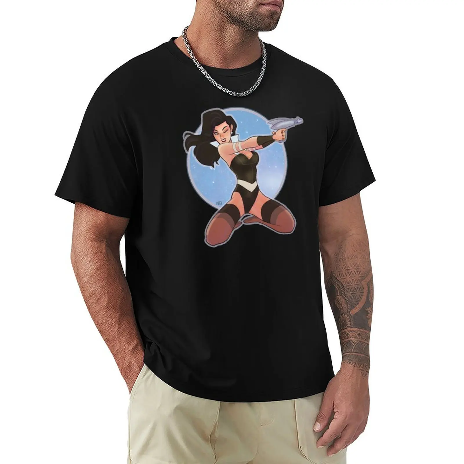 

Kimmy space Pinup T-Shirt anime tshirt customizeds Louboutins luxury designer compression shirt men
