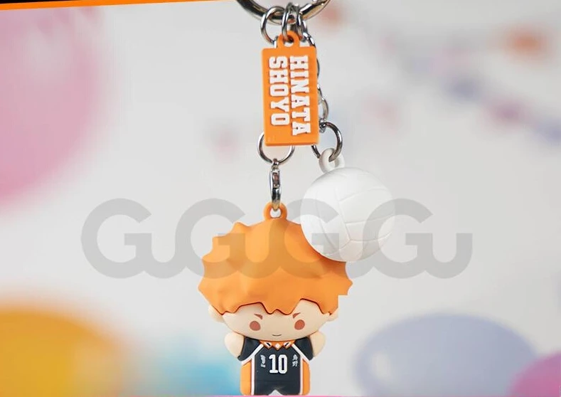 

Haikyuu!! Shoyo Hinata Tobio Kageyama Kozume Kenma Tetsurou Kuroo Cosplay Keychain Pendant Q Version Backpack Charm Gift Widget