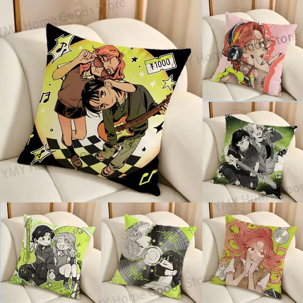 

Tgswiiwagaa Cartoon Print Throw Pillow Cover Square Cushion Case for Living Room Bedroom Decor
