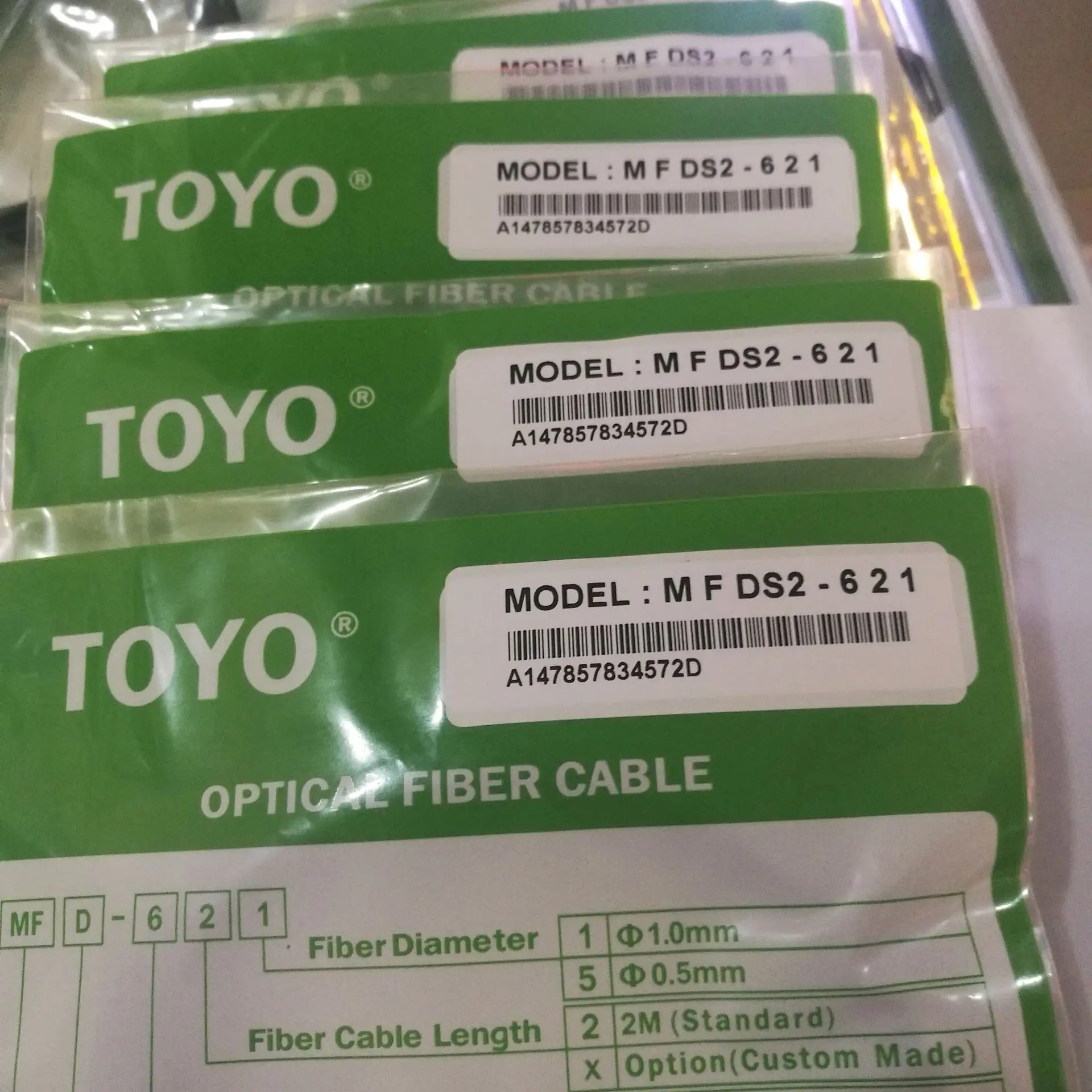 

TOYO Original New MFDS2-621 Temperature Reflective Fiber Optic Cable