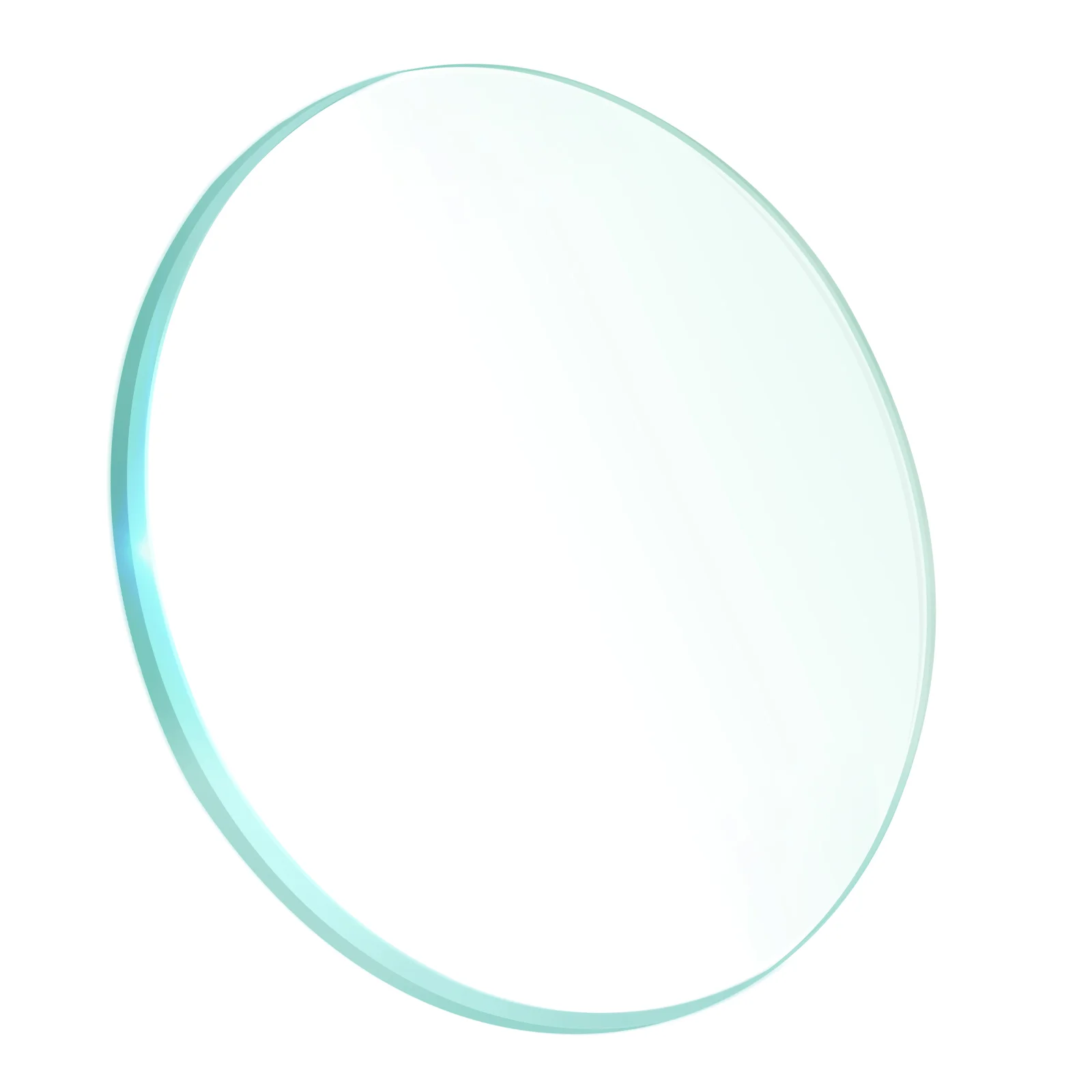 Lenses Physics for Laboratory Clear Optical Convex Double Glass with Edge Concave Round