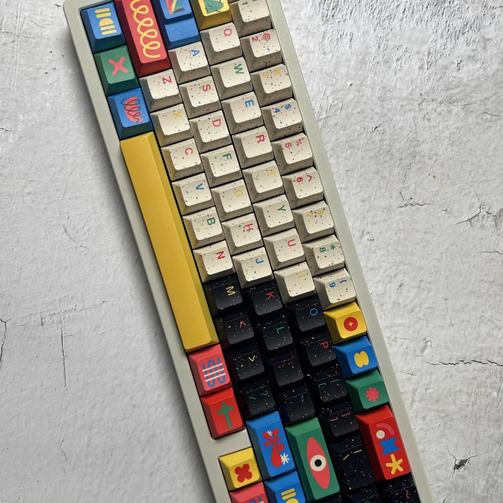 Teclas GMK PBT Perfil Cereza – Sublimación Tinte Cherry MX Dividida - imagen 5
