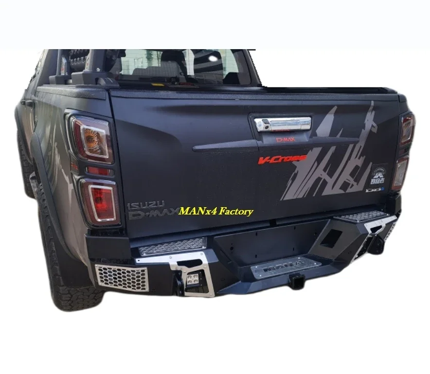 

Deluxe High Quality Dmax Steel Rear Bumper For Isuzu D-max 2019+