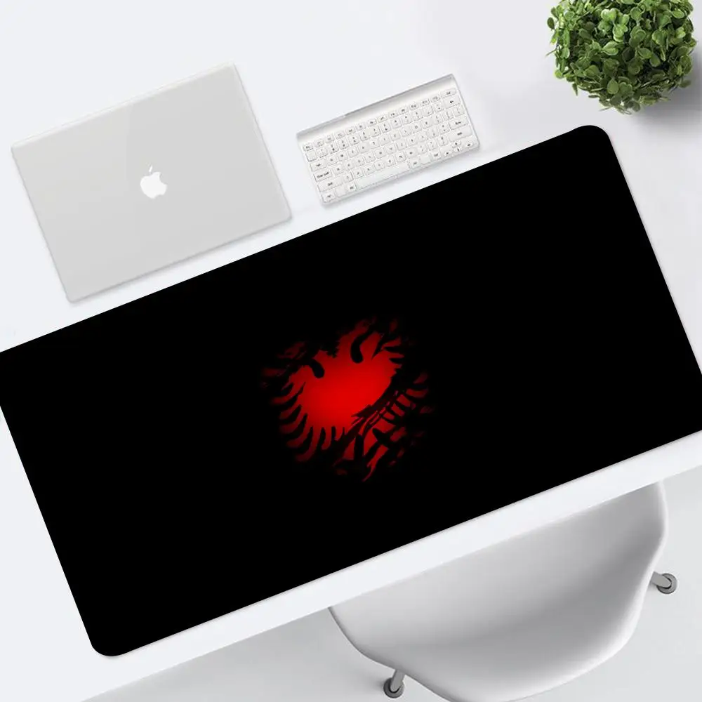 A-Albania F-Flag E-Eagles keyboard Mouse Pad 900x400mm Office Non-Slip Pads Large Mouse Pad PC Gamer Naturally Rubber Desk Mat G