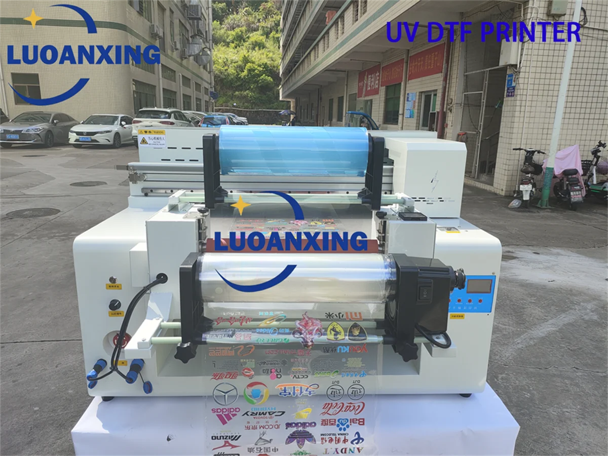 UV DTF Printer 3*xp600 print heads Inkjet Printers Roll To Roll Sticker Printing Machine For A/B Film Flatbed UV DTF Printer