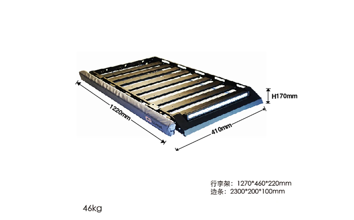 Factory Direct Selling Car Roof Rack for Toyota Fj Cruiser Roof Rack Basket 3